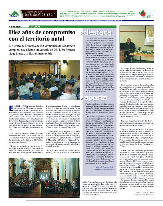 Artículo en el periodico