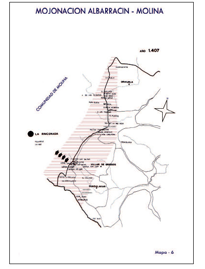 Mojonación Albarracín Molina (Griegos)