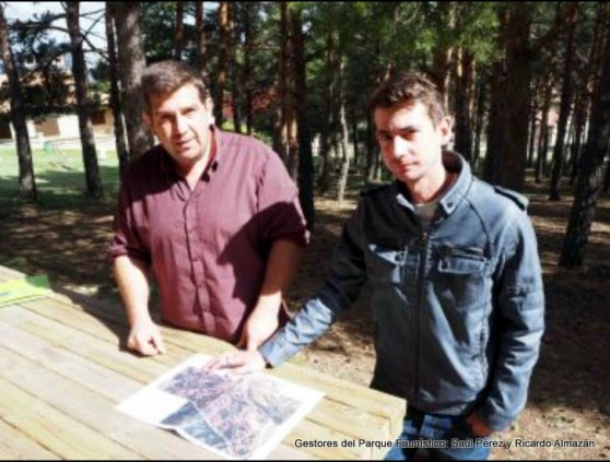 Gestores del Parque Faunístico, Saúl Pérez y Ricardo Almazán